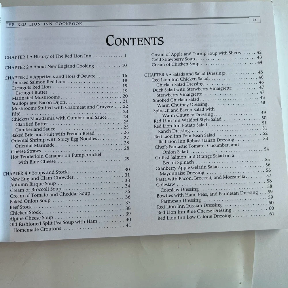 The Red Lion Inn Cookbook by Suzy Forbes Chase 1992